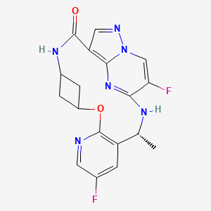 molecular formula C18H16F2N6O2 B12410109 Trk-IN-8 