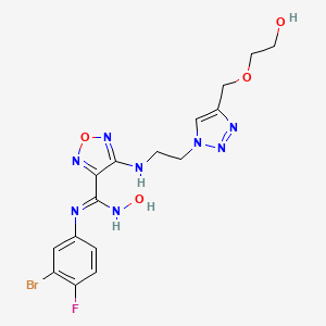 molecular formula C16H18BrFN8O4 B12410119 Ido1/2-IN-1 