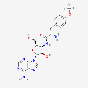 molecular formula C22H29N7O5 B12410124 Puromycin-d3 