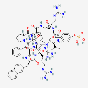 molecular formula C68H95N20O15P B12410130 Grb2 SH2 domain inhibitor 1 