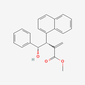 molecular formula C22H20O3 B12410136 Antibacterial agent 108 