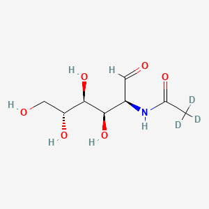 molecular formula C8H15NO6 B12410171 N-Acetyl-D-mannosamine-d3 