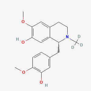 molecular formula C19H23NO4 B12410215 (R)-Reticuline-d3 