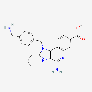 molecular formula C24H27N5O2 B12410233 TLR7/8 antagonist 1 