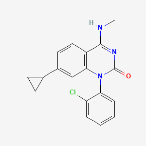 molecular formula C18H16ClN3O B12410237 Mat2A-IN-4 