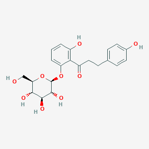 molecular formula C21H24O9 B12410251 3-(4-hydroxyphenyl)-1-[2-hydroxy-6-[(2S,3R,4S,5S,6R)-3,4,5-trihydroxy-6-(hydroxymethyl)oxan-2-yl]oxyphenyl]propan-1-one 