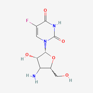 1-[(2R,3S,5S)-4-amino-3-hydroxy-5-(hydroxymethyl)oxolan-2-yl]-5-fluoropyrimidine-2,4-dione