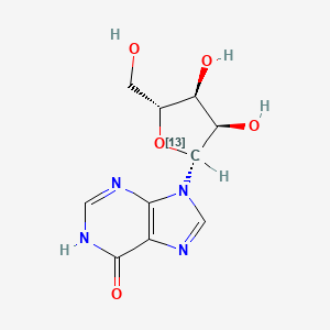 molecular formula C10H12N4O5 B12410264 Inosine-13C 