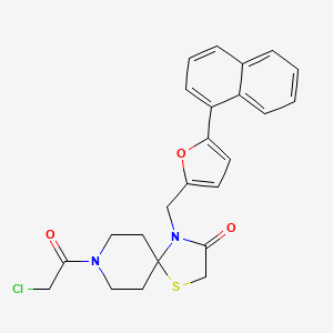 molecular formula C24H23ClN2O3S B12410280 ZL-Pin13 