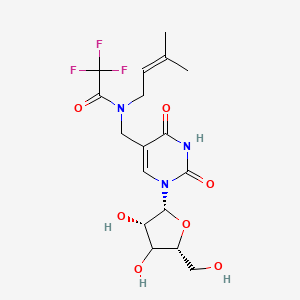 5-(N-Isopentenyl-N-trifluoroacetyl) aminomethyluridine