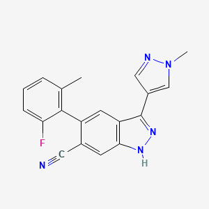 molecular formula C19H14FN5 B12410329 Hpk1-IN-24 