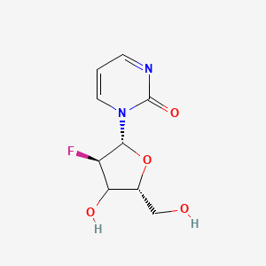 molecular formula C9H11FN2O4 B12410338 1-[(2R,3R,5R)-3-fluoro-4-hydroxy-5-(hydroxymethyl)oxolan-2-yl]pyrimidin-2-one 