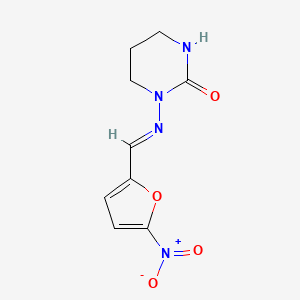 molecular formula C9H10N4O4 B1241035 Furapyrimidone CAS No. 75888-03-8