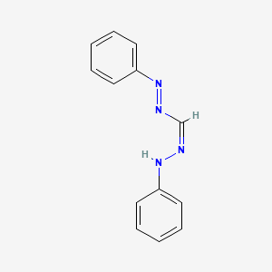 molecular formula C13H12N4 B1241036 Diphenyl formazan CAS No. 1885-34-3