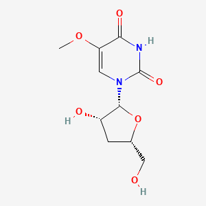 1-[(2R,3S,5S)-3-hydroxy-5-(hydroxymethyl)oxolan-2-yl]-5-methoxypyrimidine-2,4-dione