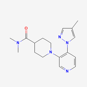 molecular formula C17H23N5O B12410387 Cholesterol 24-hydroxylase-IN-1 