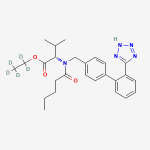 molecular formula C26H33N5O3 B12410392 Valsartan Ethyl-d5 Ester 