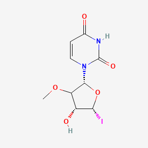 1-[(2R,4R,5R)-4-hydroxy-5-iodo-3-methoxyoxolan-2-yl]pyrimidine-2,4-dione