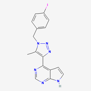 molecular formula C16H13IN6 B12410429 Jak1-IN-9 