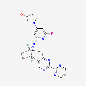 molecular formula C23H24FN7O B12410453 (5S,8R)-Hbv-IN-10 