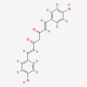 molecular formula C19H16O4 B12410456 Bisdemethoxycurcumin-d8 