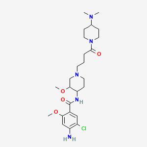 4-Amino-5-chloro-N-(1-{4-[4-(dimethylamino)-1-piperidinyl]-4-oxobutyl}-3-methoxy-4-piperidinyl)-2-methoxybenzamide