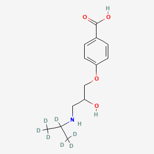 4-[2-Hydroxy-3-[(1-methylethyl)amino]propoxy]benzoic Acid-d7