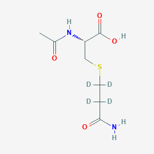 N-Acetyl-S-(2-carbamoylethyl-d4)-L-cysteine