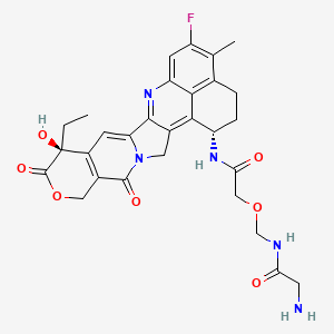 molecular formula C29H30FN5O7 B12410606 Deruxtecan analog 2 