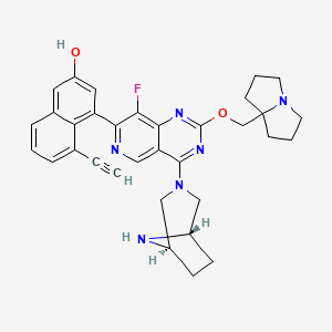 molecular formula C33H33FN6O2 B12410608 Mrtx-EX185 