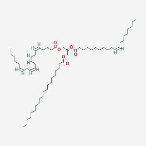 molecular formula C63H112O6 B1241061 TG(20:0/20:1(11Z)/20:4(5Z,8Z,11Z,14Z))[iso6] 