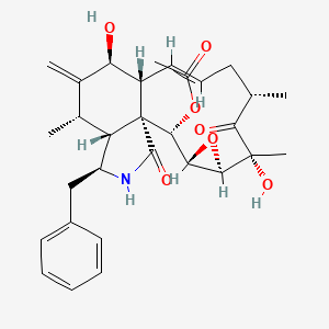 molecular formula C30H37NO7 B12410618 19,20-Epoxycytochalasin D 