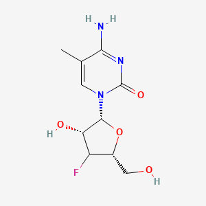 4-amino-1-[(2R,3R,5R)-4-fluoro-3-hydroxy-5-(hydroxymethyl)oxolan-2-yl]-5-methylpyrimidin-2-one