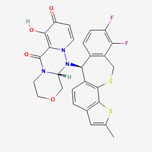 molecular formula C27H21F2N3O4S2 B12410631 Cap-dependent endonuclease-IN-5 