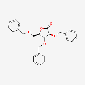 (3S,5R)-3,4-bis(phenylmethoxy)-5-(phenylmethoxymethyl)oxolan-2-one