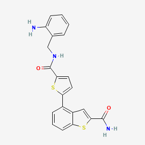 molecular formula C21H17N3O2S2 B12410661 Dyrk1A/B-IN-1 