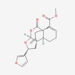 molecular formula C21H22O6 B12410678 Croverin 