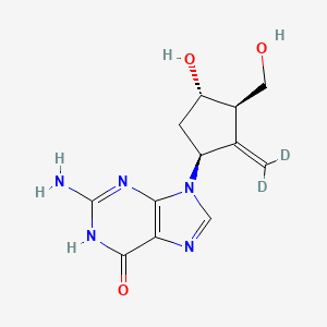 molecular formula C12H15N5O3 B12410686 Entecavir-d2 