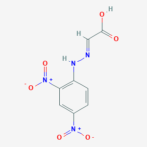 molecular formula C8H6N4O6 B1241070 2-(2,4-Dinitrophenyl) hydrazonoacetate 