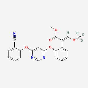 molecular formula C22H17N3O5 B12410702 Azoxystrobin-d3 