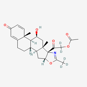 molecular formula C25H31NO6 B12410745 Deflazacort-D5 