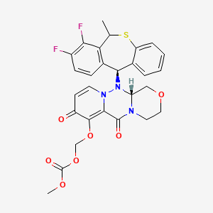 molecular formula C28H25F2N3O7S B12410752 Cap-dependent endonuclease-IN-16 