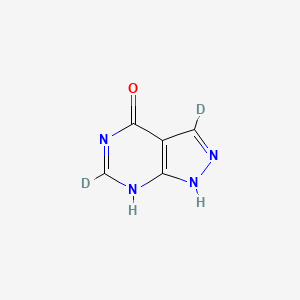 3,6-Dideuterio-1,7-dihydropyrazolo[3,4-d]pyrimidin-4-one