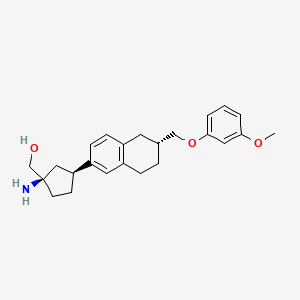 molecular formula C24H31NO3 B12410815 S1P1 agonist 4 