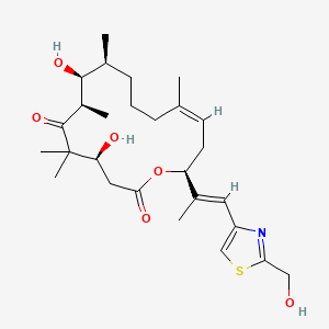 molecular formula C27H41NO6S B1241084 Desoxyepothilone F 