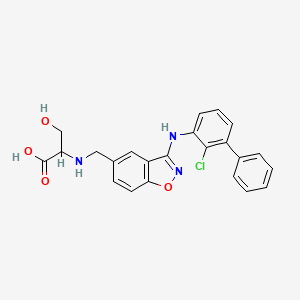 molecular formula C23H20ClN3O4 B12410866 PD-1/PD-L1-IN-17 