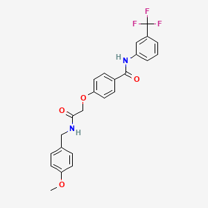 molecular formula C24H21F3N2O4 B12410874 Meis-IN-1 