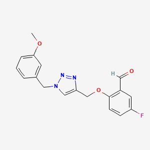 molecular formula C18H16FN3O3 B12410889 Xanthine oxidase-IN-5 