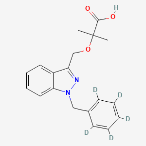 molecular formula C19H20N2O3 B12410897 Bindarit-d5 