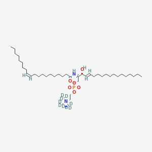 [(E,2S,3R)-3-hydroxy-2-[[(Z)-icos-11-enoyl]amino]octadec-4-enyl] 2-[tris(trideuteriomethyl)azaniumyl]ethyl phosphate